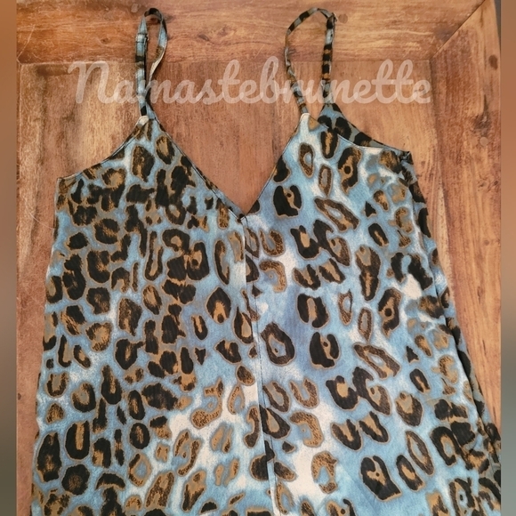 NWOT Raga Anthropologie  Wide Leg Jumpsuit Leopard Cheetah Print - Picture 4 of 10